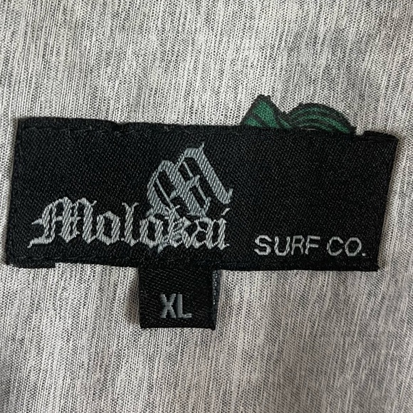 M MOLOKAI SURF XL Shirts Fun Hawaiian Short Sleeve Shirt Cactus Desert Summer - Picture 4 of 7